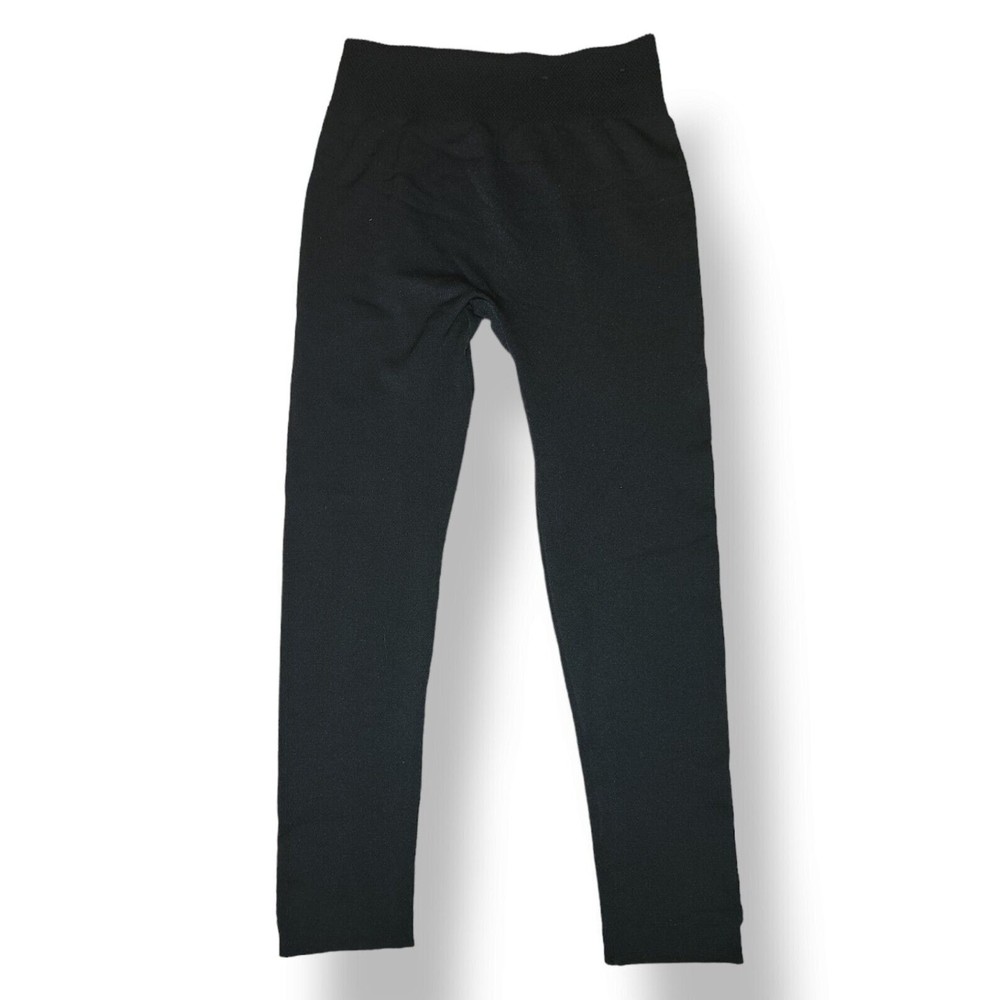 First Kick Women's Maternity Cozy Soft Black Leggins One Size Stretchy Smooth